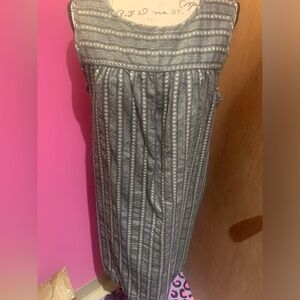 Max Studio cotton shift dress size large